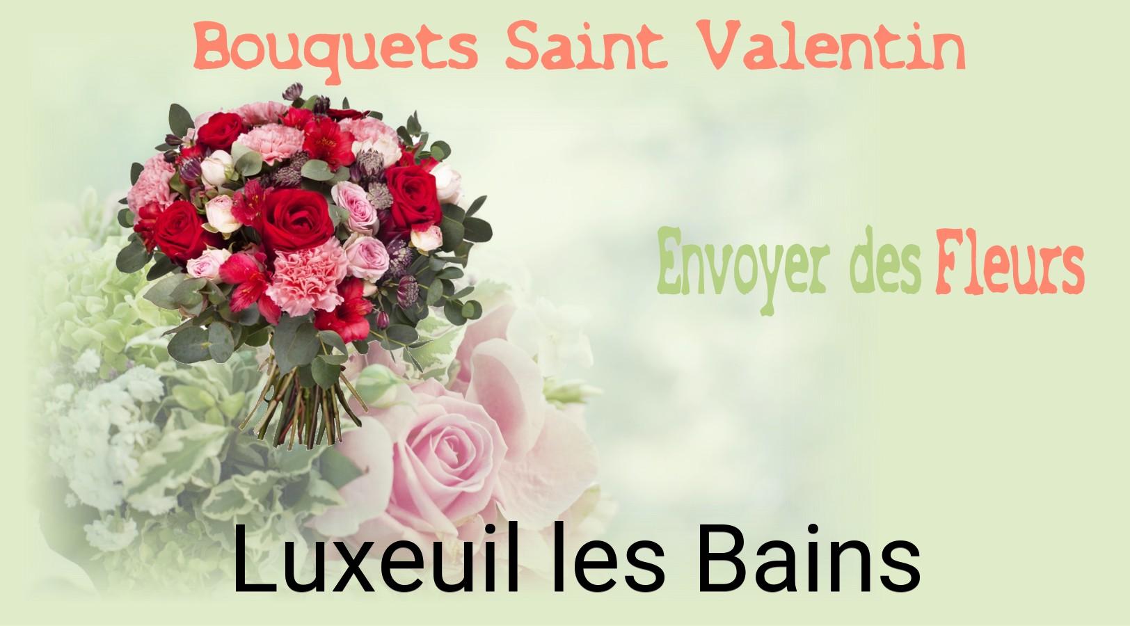 Roses de Saint-Valentin livrées à Luxeuil-les-Bains